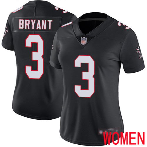 Atlanta Falcons Limited Black Women Matt Bryant Alternate Jersey NFL Football #3 Vapor Untouchable